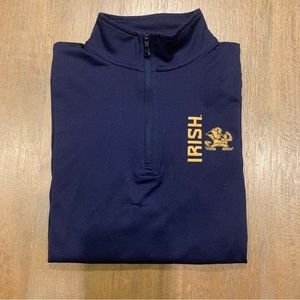 Under Armour Navy Notre Dame Fighting Irish Quarter-Zip | YLG